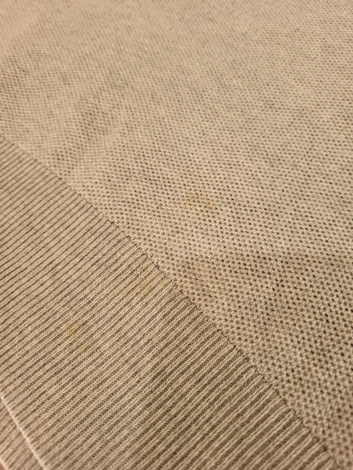 Pull quart zip Ralph Lauren gris pima cotton logo brodé gris 100% coton - XL - photo numéro 13