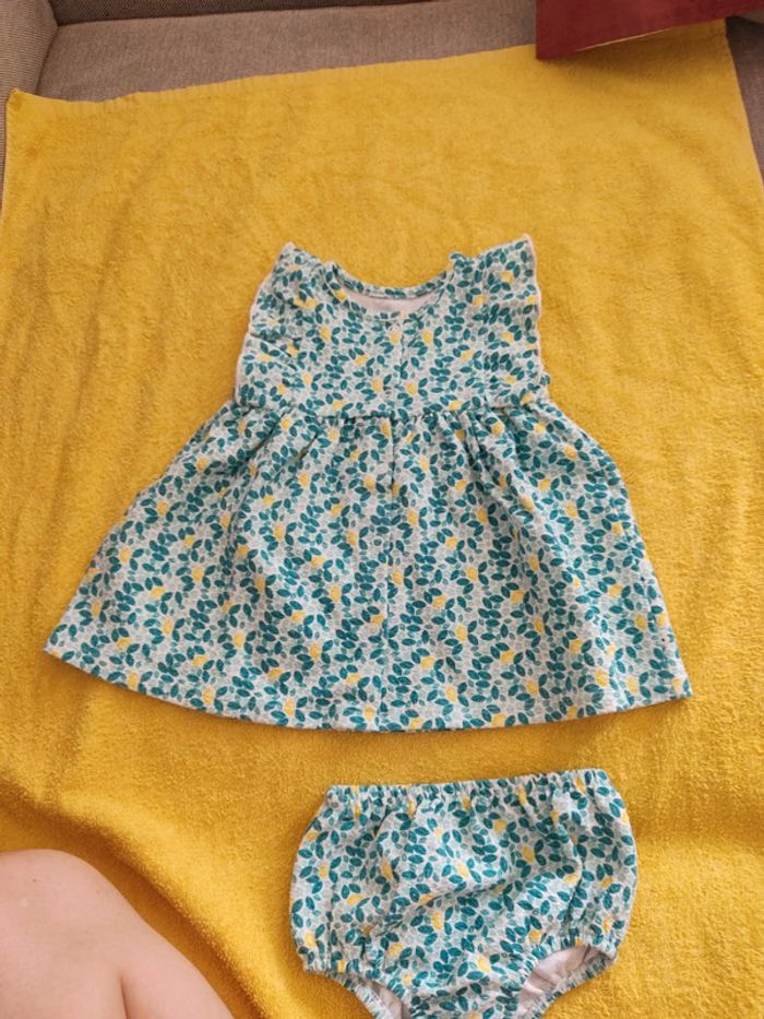 Robe et bloomer obaïbi neufs 6 mois