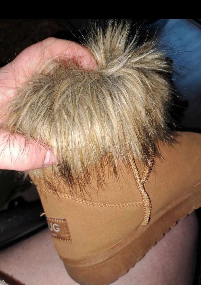 Chaussures fausse fourrure à moumoute - photo numéro 7