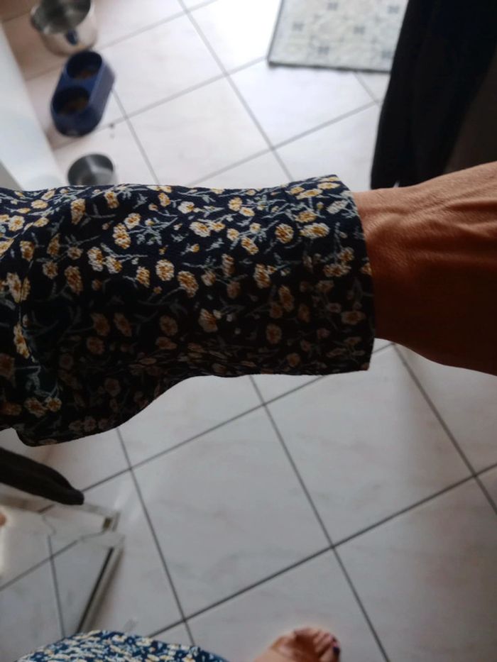 Blouse femme s fleurs c39 - photo numéro 5