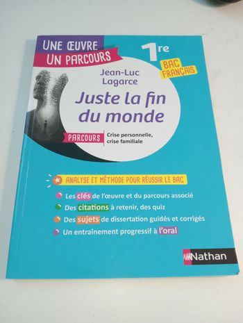 Jean-Luc Lagarce, Juste la fin du monde 