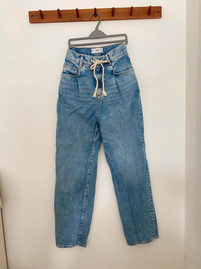 Pantalon Jeans femme jambres larges 32EU Mango