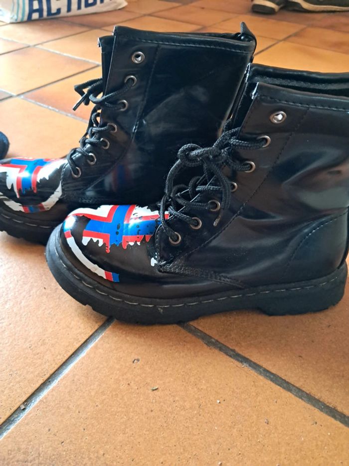 Chaussures Bottines noires 35 - photo numéro 2
