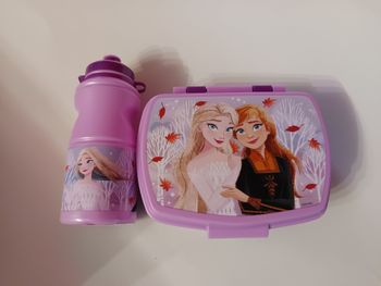 boite à gouter et gourde frozen