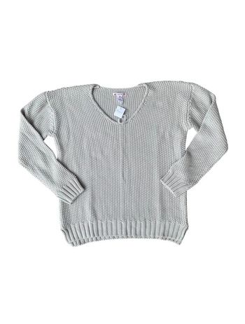 Pull en coton léger blanc cassé Bonpoint taille M neuf