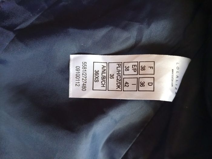 Blazer femme 36 bleu et blanc - photo numéro 4