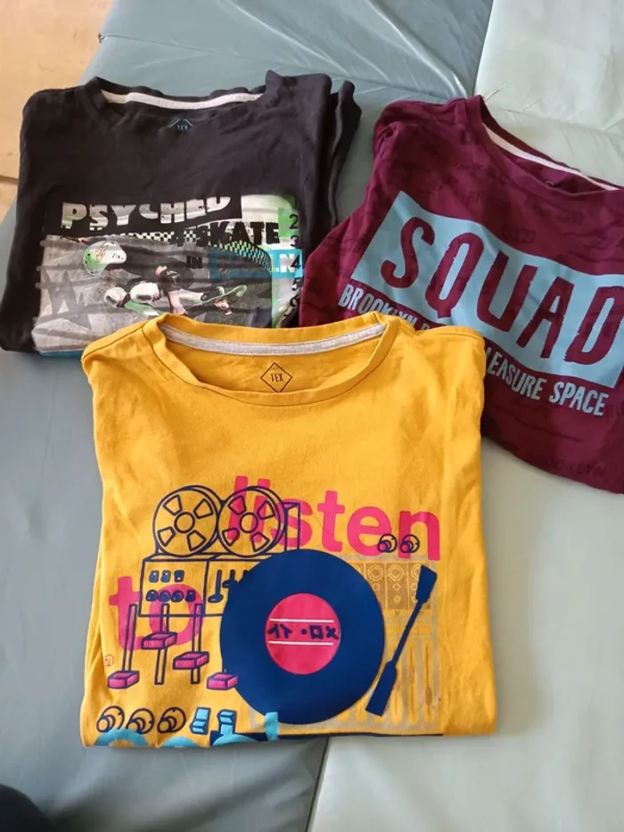 Lot de 3 Tee shirts tex 10 ans