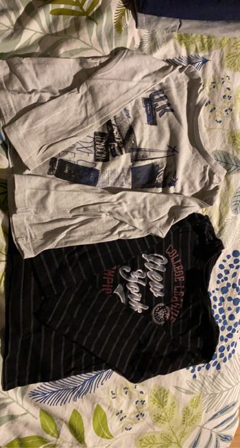 Lot tee shirt manches longues