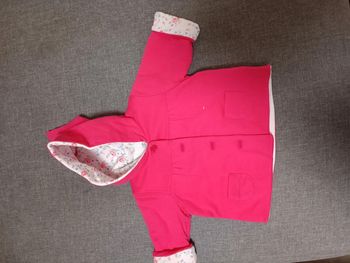 Manteau petit bateau rose