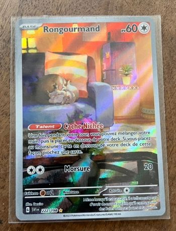 Carte pokémon neuve 🇨🇵 Rongourmand 222/198 Écarlate et Violet 