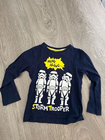 Tee shirt manches longues star wars 4 ans