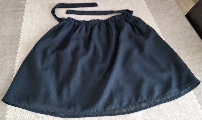 jupe fluide en voile bleu marine 10 ans - photo numéro 2