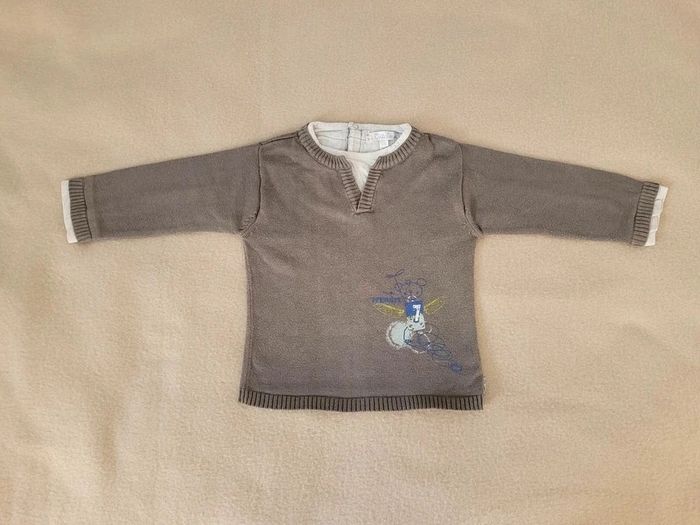 Pull fin 12 mois kitchoun 74cm - photo numéro 2