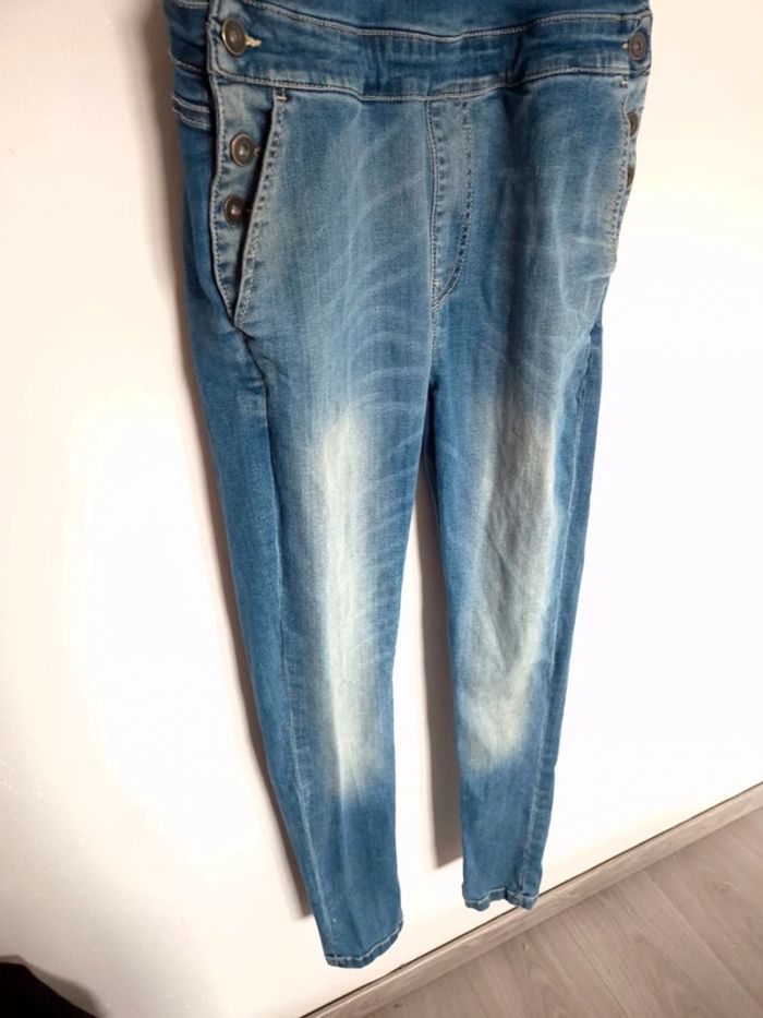 Salopette en jean Naf Naf taille 36 - photo numéro 7