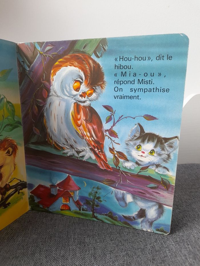 Livre cartonné vintage 1984 : Misti, le chaton curieux Hemma - photo numéro 2