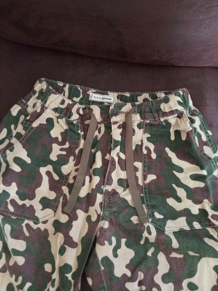 Pantalon camouflage Taille 38 "Denim Pimkie" - En parfait état - photo numéro 3