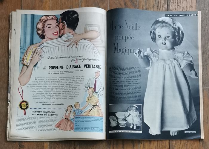 Ancien magazine Elle années 50 Vintage - photo numéro 7