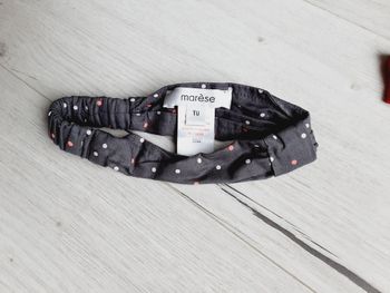 Vêtement bébé fille bandeau taille unique à pois Marèse