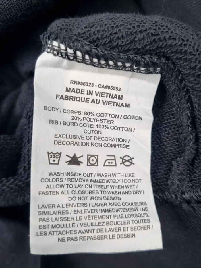 Sweat à capuche noir Nike – Taille S Femme (mesures en photos) - photo numéro 10