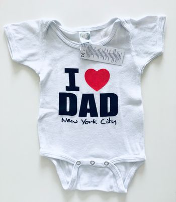 Bodie “I love Dad “ NYC , taille 12 mois