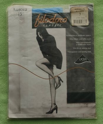 Collant azur Filodoro taille 3