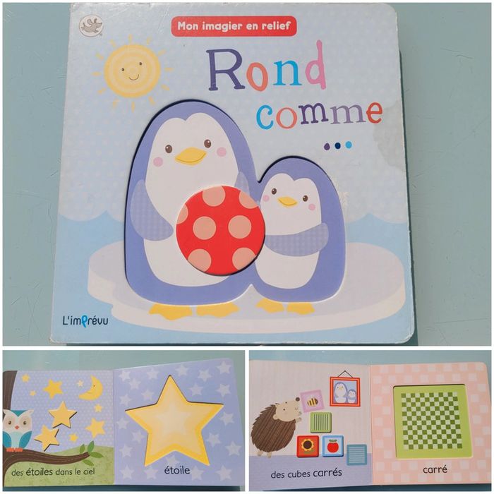 đź”´ Rond comme đźź© Mon imagier en relief, tout carton (84)