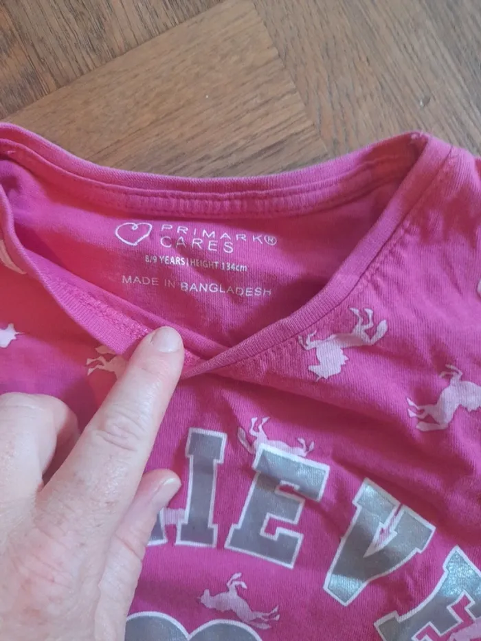 T.shirt Primark 8 9 ans - photo numéro 3
