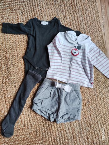Ensemble 4 pièces filles 9 mois