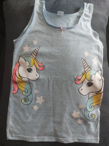 Débardeur licorne 7/8ans
