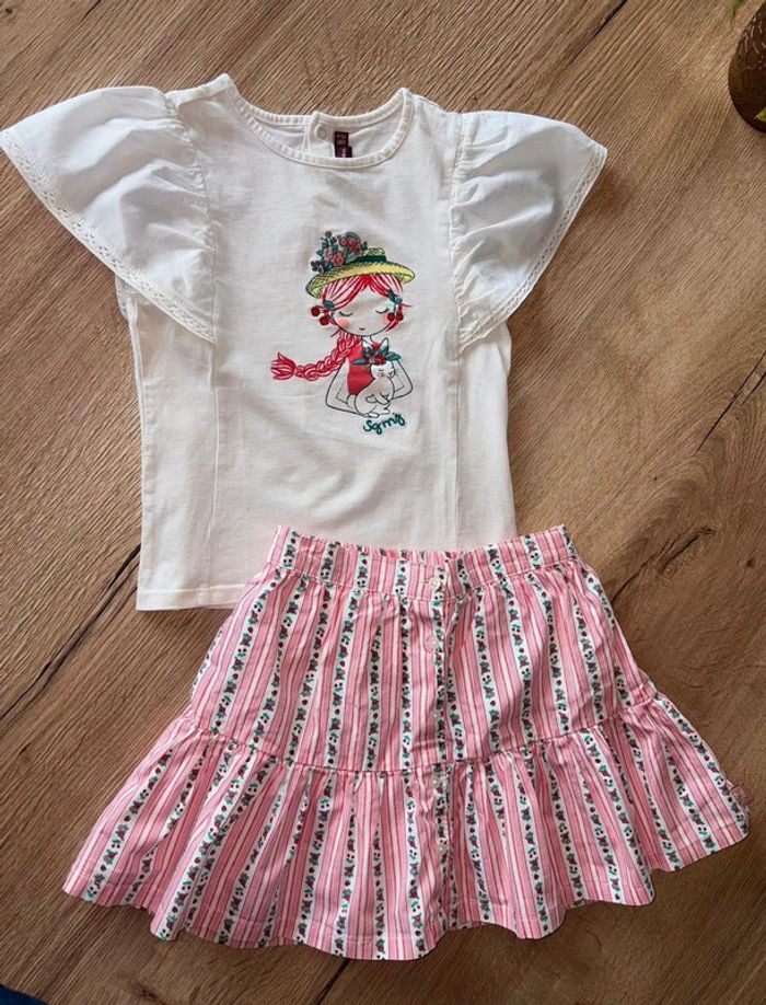 Ensemble été sergent major 6 ans comme neuf fille - photo numéro 2