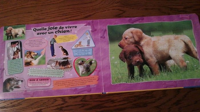 Livre puzzle le chien - photo numéro 4