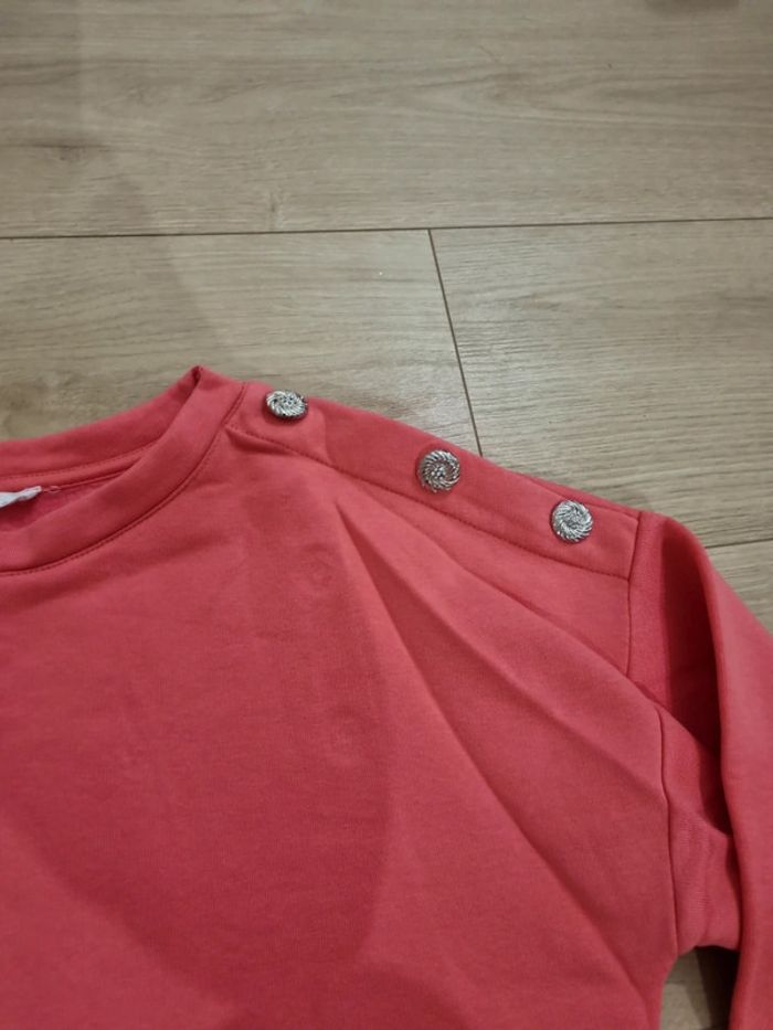 Pull rose, boutonnières, taille M - photo numéro 2