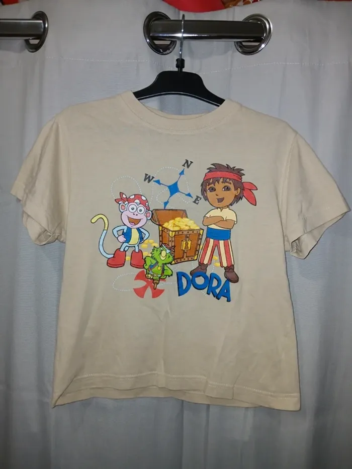 💙 T-shirt manches courtes Diego & Babouche taille 6 ans.