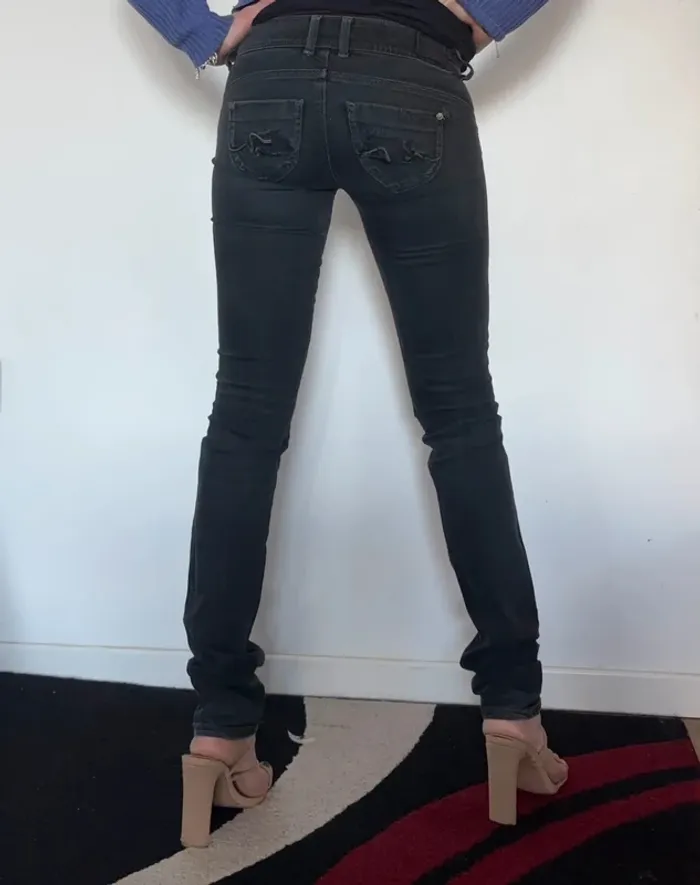 👖 Jean noir taille regular taille 34 XS #pepejeans - photo numéro 2