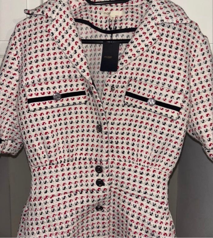 ROBE MAJE NEUVE 295€ PRIX ACHETER - photo numéro 8