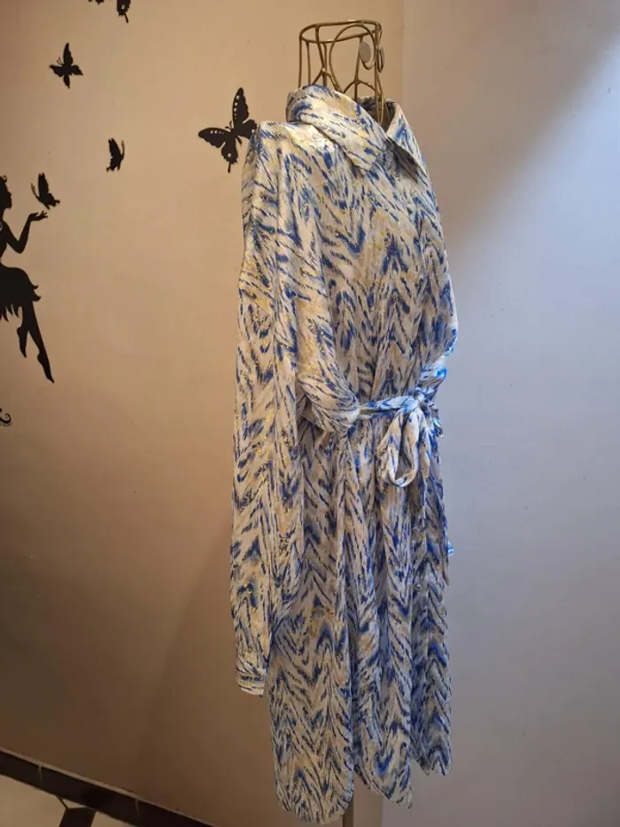 Robe chemise imprimée - photo numéro 3