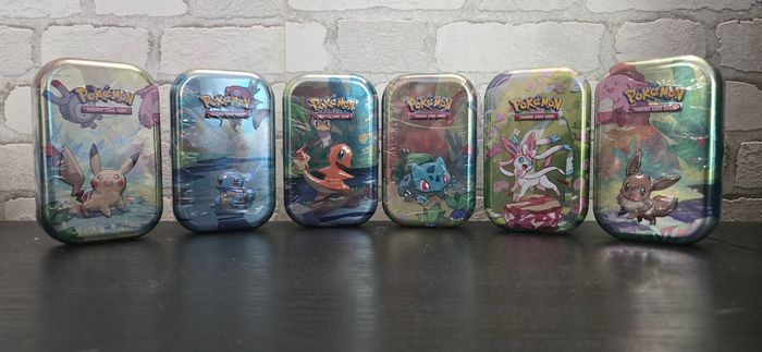 Lot de 6 tins pokemon
