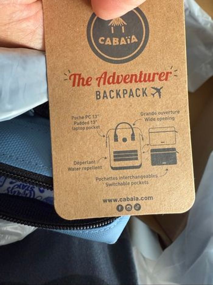 Sac à dos cabaïa Linz bleu médium - photo numéro 3