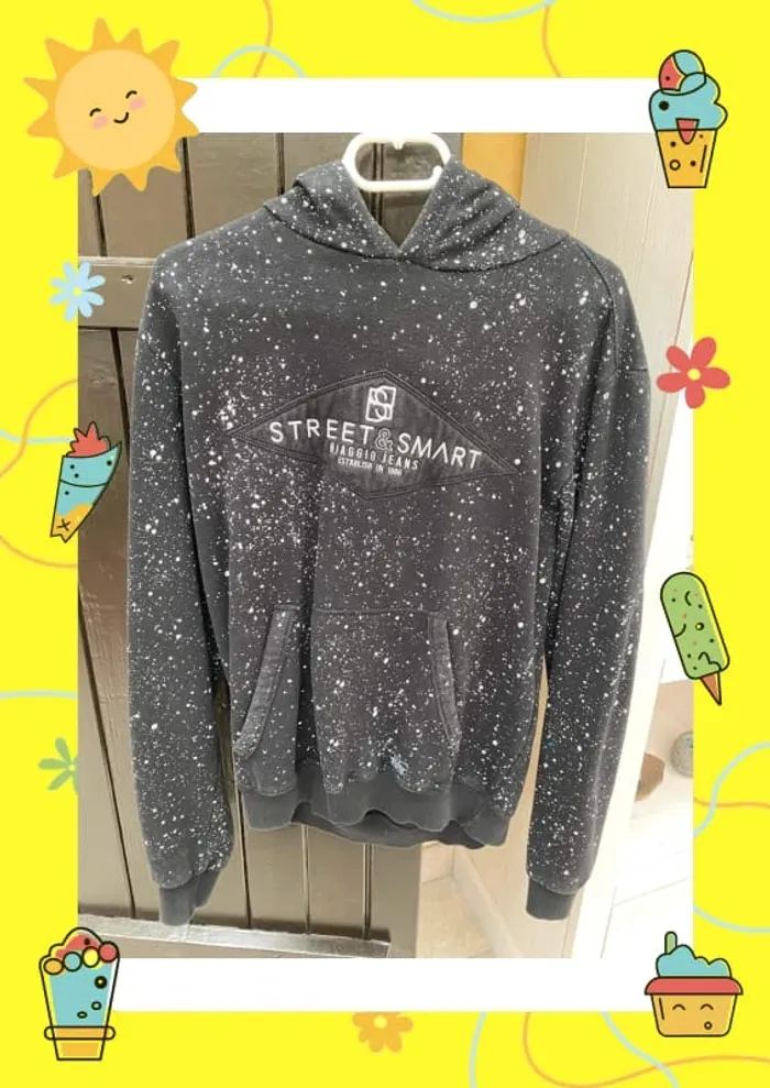 Pull Biaggio street & smart 38 noir blanc
