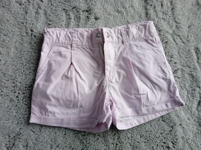 Shorts mauve 3/4 ans