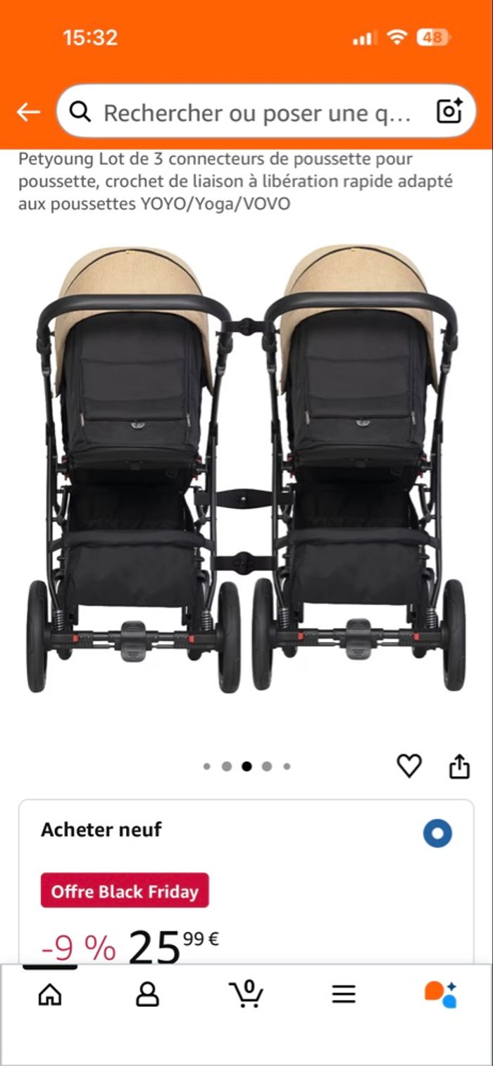 Connecteur / adaptateur de poussette yoyo - photo numéro 4
