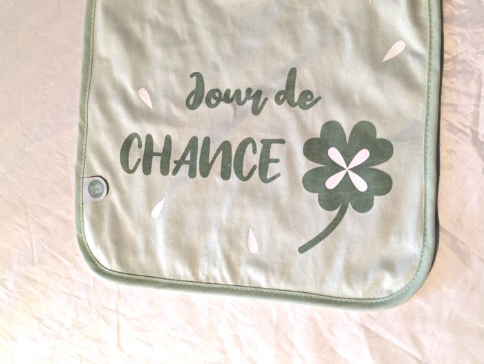 Bavoirs Ecritures Bonheur Cœurs Fais Vœu Lune Etoiles Jour Chance Scratch Accessoire Enfants Bébés - photo numéro 7