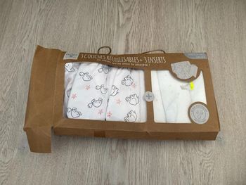 Coffret trois couches réutilisables avec inserts à partir de 6 mois Le phare de la baleine Neuves