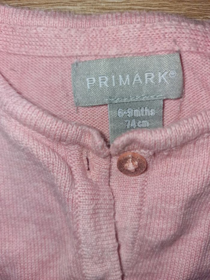 Gilet rose 9 mois - photo numéro 2