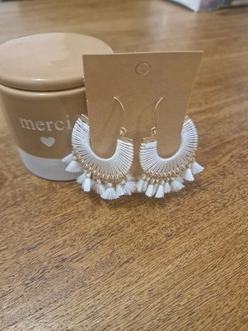 Boucle d'oreilles acier inoxydable