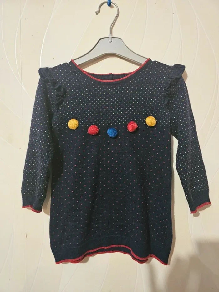 Robe pull bebe fille