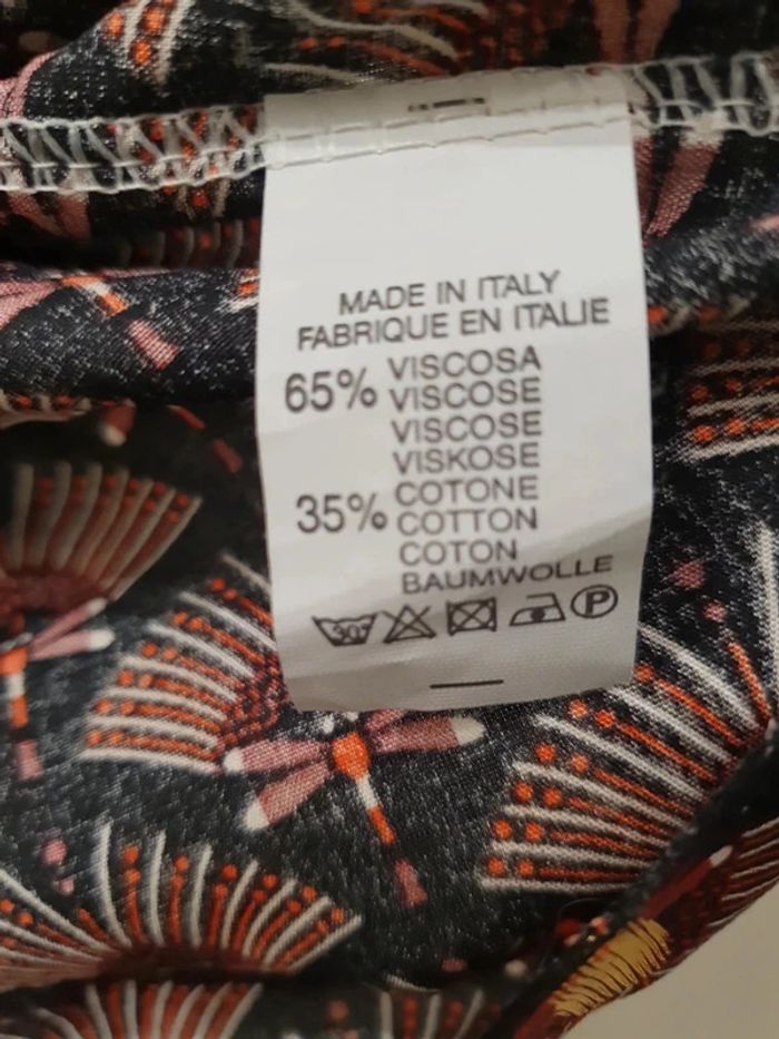 Blouse viscose dorée - Taille L - photo numéro 4