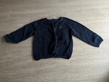 Gilet bleu marine TEX 23 mois