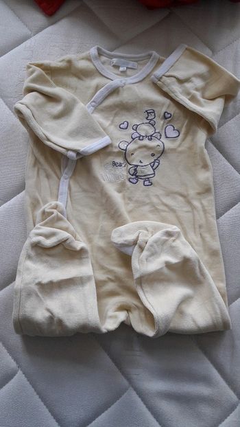 Pyjama jaune 12 m