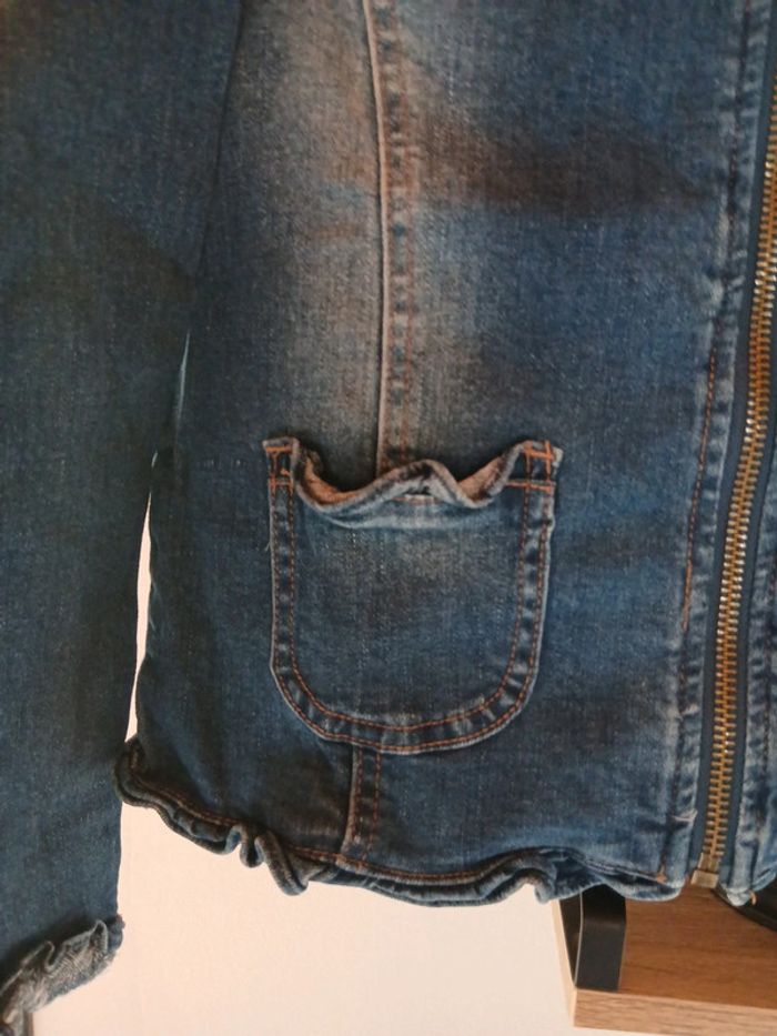 Veste en jeans la compagnie des petits 10 ans - photo numéro 2